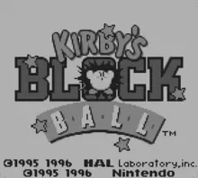 Image n° 4 - screenshots  : Kirby's Block Ball